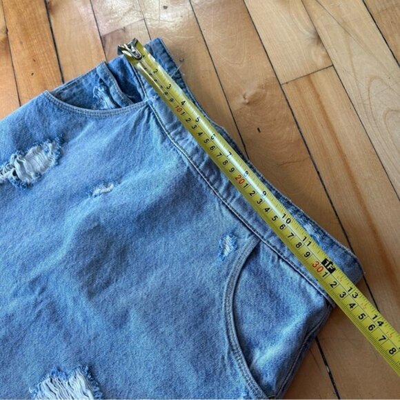IRO Sz XS Denim Distressed Jean Skirt - Picture 8 of 12